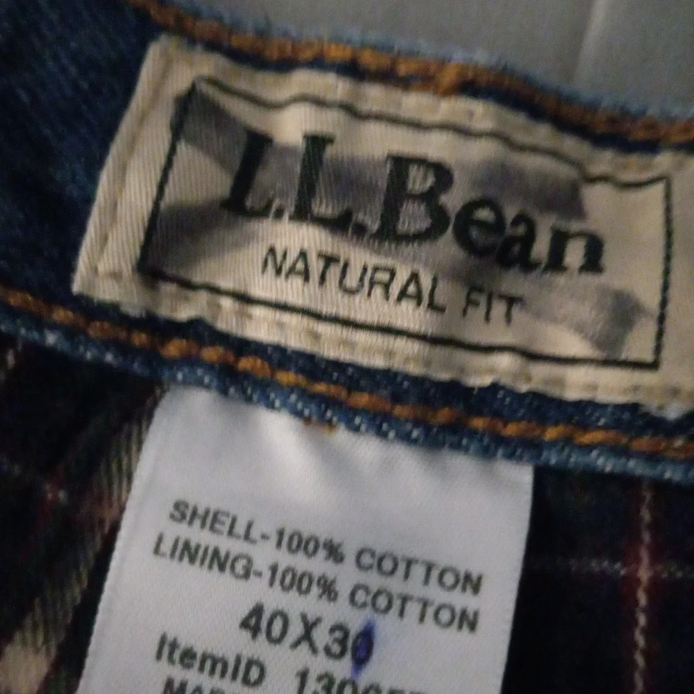 Ll bean blue jeans size 40×36 - Picture 3 of 5